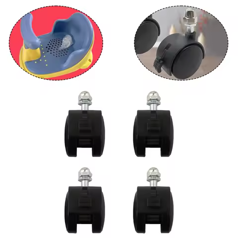 4PCS Casters To Replace Heater Wheels Casters For Midea Electric Oil Heater Furniture Caster Wheels