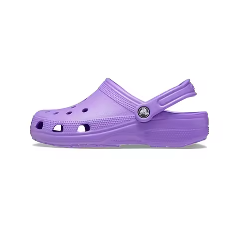 Crocs Classic Clog Unisex Clogs – Galaxy Purple, Classic Solid-Color Style, Lightweight & Comfortabl