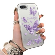 Plating Metal IMD Case For OPPO A3S A12E Phone Cases Casing Solid Color Silicone Cover 7016 CY