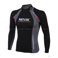 SEAC Sub Warm Guard Long Sleeve Suit Men Rash Guards Compressed Neoprene Thermal Protection Diving