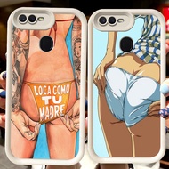 H130 Sexy Girls White Casing for OPPO F9 A12s A5S A1K A5 A3S A12E A7 A12 F7 F5 Pro A11K