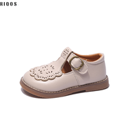 RIQOS "2023 New Girls Princess Small Leather Peas Shoes for 1-3-5 Years Old Baby in Malaysia"
