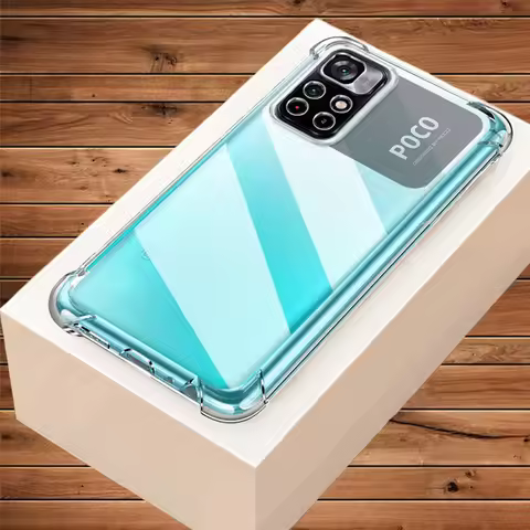 Soft Clear Case for Poco M4 Pro 5G Phone Cases Pocophone M4 Pro Xiaomi Poco M4 Pro Shockproof Silico