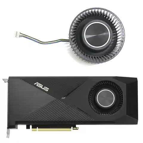 For ASUS RTX 3070 3080 3090 TURBO Graphics Card Replacement Accessories 78MM 4PIN CF7525U12D RTX3090