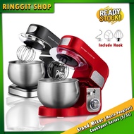 Ringgit Shop Stand Mixer (Mesin Pengisar) CookXpert Series  (3/5L) with Whisks, al-dough Hook, Flat Beater, Spatula