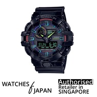 [Watches Of Japan] G-Shock GA-700RGB-1ADR Sports Watch Men Watch Resin Band Watch