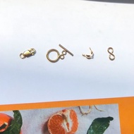 Ending claps : Lobster clasp /OT clasp/ Clamp Ending/ S Hook - Gold filled