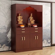 Buddha Home Altar Cabinet Multi - Functional Luxury Storage Buddha Statue Altar Table -
