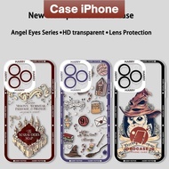 Case iPhone 16 Premium Harry Potter Hogwarts 03 Transparent Protective Case iPhone 16 13 12 11 PRO M