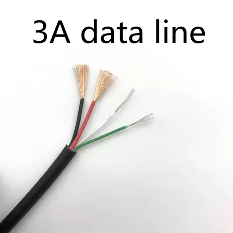 3A Data Line Typc c/ios Fast Charging Line DIY Repair Connector Data Transmission USB Power Cord 22A