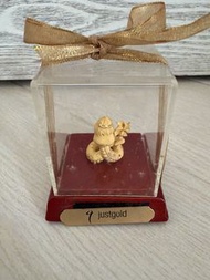 Justgold Snake Figurine in Display Case