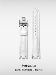 SHIRUI | สายหนังสำหรับนาฬิกา Longines L8 พร้อมหัวเข็มขัดผีเสื้อ