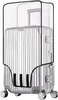 Clear Suitcase Cover - 20 22 24 26 28 30 Inch Suitcase Covers - PVC Waterproof Luggage Cover - Top a