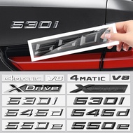 BMW Trunk Logo Letter Label Suitable for BMW M 530i 540i 518d 520d 535e 540i