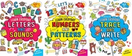 (Age3+)Letters and Sounds Activity Book with Stickers (Learn Everyday Series) หนังสือกิจกรรมเสริมพัฒ