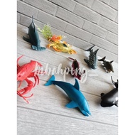 Rubber sea animal toys, children's toys, sea animal toys
