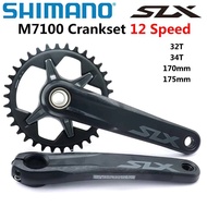 NEW SHIMANO DEROE SLX FC M7100 Crankset 12-Speed 32T 34T 170MM 175MM HOLLOWTECH II MTB Crankset