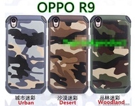 OPPO R9 R9S F1 Plus Camouflage Shakeproof Back Case Cover Casing +Gift