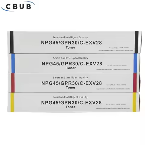 4PC For Canon Advance C5051 C5045 C5250 C5255 GPR-30 C-EXV28 NPG45 Japan Color New Compatible Copier