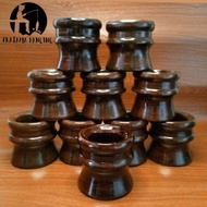 golong kayu joran timbang lubang besar gulungan pancing