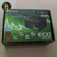 PSU Seasonic Eco 430w 80+ Bronze Power Supply Non Modular Irit Daya Listrik 250 300 350 400 420 450 