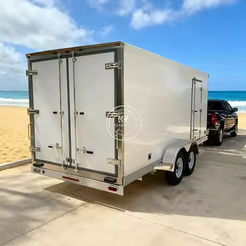 Customizable Refrigerated Trailer for Sale New Reefer Trailer Cold Storage Trailer for Frozen Food a