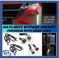 PERODUA MYVI 2022-2024 DRL DAYLIGHT LED SOCKET BYPASS 2 PCS LEFT & RIGHT