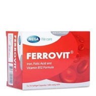 [TH] Thai Ferrovit Pills Supplementing Iron, Folic Acid, Vitamin B12 Supports iron deficiency anemia