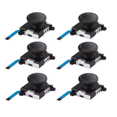 6pcs/set Replacement Analog Joystick ThumbStick Button Module For Nintendo Switch Joy-on Controller 
