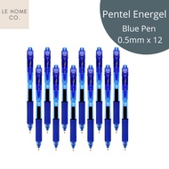 Pentel Energel Pen 0.5mm 10 Pcs | Black/Blue | BLN-105 |  LRN5