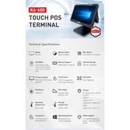 Posmac PM-K6-600D2 / PM-K6-600D12 Windows All in One Touch screen Monitor 15.6 inch + 11.6 inch