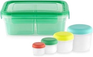 Snapware Meal Prep 12-Pc Plastic Food Storage Container with Lids, 16-Oz, 8-Oz, 4-Oz, 2-Oz, and 4.6-Cup Divided Snack Container &amp; Plastic Cups, BPA-Free Lids, Microwave, Freezer and Dishwasher Safe