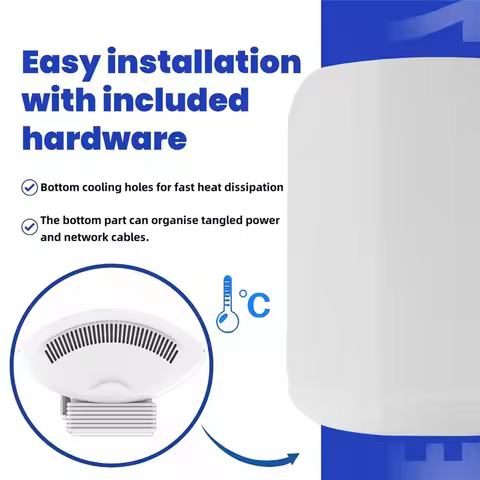 A82Z-Router Wall Bracket For EERO Max 7 Aluminum Alloy Wall Mount Sturdy & Durable Space Saving Wall