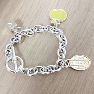 [罕見] 100% New 全新 DKNY Be Delicious Silver Charm Bracelet 青蘋果銀色手鍊 (不連香水)