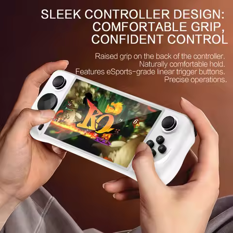 E6 Handheld GAME Console Portable Video Game Support 5-inch IPS Screen 60Hz Screen Retro Gamebox 100