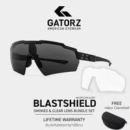 GATORZ - BLASTSHIELD Made In USA รับประกัน Lifetime แว่นทหาร แว่นกันแดด แว่นกันสะเก็ด แว่นทหาร แว่น 