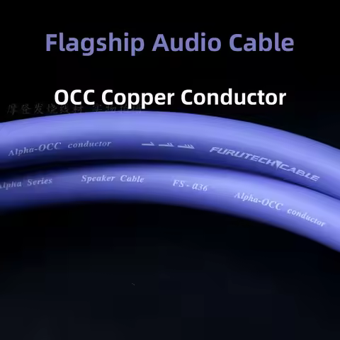 FURUTECH FS-α36 flagship OCC single crystal copper fever grade speaker line HIFI audio speaker line 