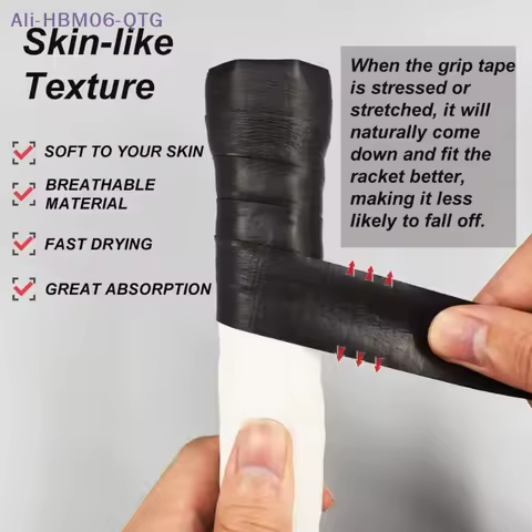 [New] 12Pcs Racket Grip Tape For Badminton/Sweat-Absorbent Tennis Badminton Racket Grip Tape Overgri