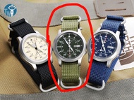 SEIKO 精工5號 綠色 SNK05 自動機械軍錶