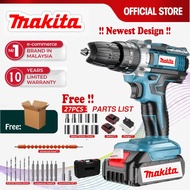 MAKITA Cordless Drill Power Drill Impact Hand Cordless Hammer Electric Screwdriver