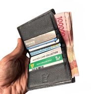 Atm Card Wallet Genuine Leather Card Wallet Genuine Leather Men Women ATM Folding Wallet