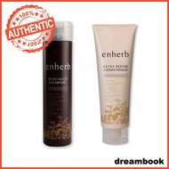［In stock］ SUNTORY Enherb Revitalize Shampoo 250ml / Extra Repair Conditioner 250g TreatmentAnti-aging for Hair Loss