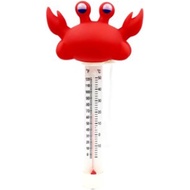 Crab Style Floating Pool Thermometer with Large Easy-to-Read Display, Shatter Resistant Design for S