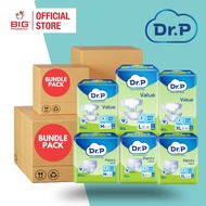 [BUNDLE 8 Packs] Dr P Value Adult Diaper Tape / Pants (M10s / L9s / XL8s) - Incontinence Care