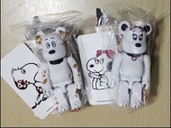 2022.2更新  全新 一對 SNOOPY  史諾比 medicomtoy be@rbrick series 40 bearbrick 40代 100% 熊仔 隱藏 絕版 擺設 裝飾 玩具 積木 收