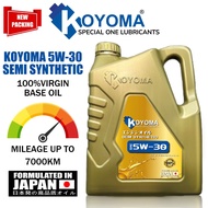 100% ORIGINAL OIL KOYOMA 5W30 SEMI SYNTHETIC ENGINE OIL API