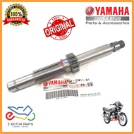 RXZ AXLE MAIN RXZ MAIN SHAFT RXZ CLUTCH SHAFT AXLE DRIVE SPROCKET SHAFT  [100% ORIGINAL YAMAHA] - 55K-17411-01 55K-17421