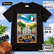 ITALY SOUVENIR T-SHIRT 13 WEAR ITALY COUNTRYTAG COTTON 24S SOUVENIR PREMIUM GIFT