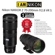 NIKON NIKKOR Z 70-200MM F/2.8 VR S LENS (1 YEARS WARRANTY) NIKON 70-200MM F/2.8 VR S Z MOUNT Z 70-20