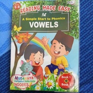 Jualan Akhir Tahun - BUKU  LATIHAN ENGLISH UNTUK 5-8 TAHUN - READING MADE EASY (A Simple Start to Ph
